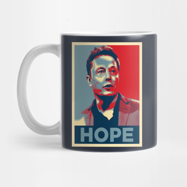 Elon Musk Hope by scribblejuice